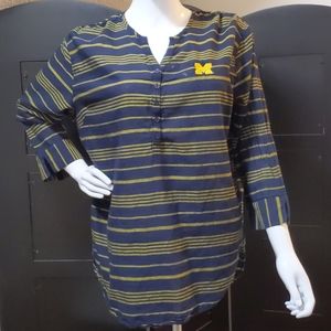 University of Michigan Linen Shirt